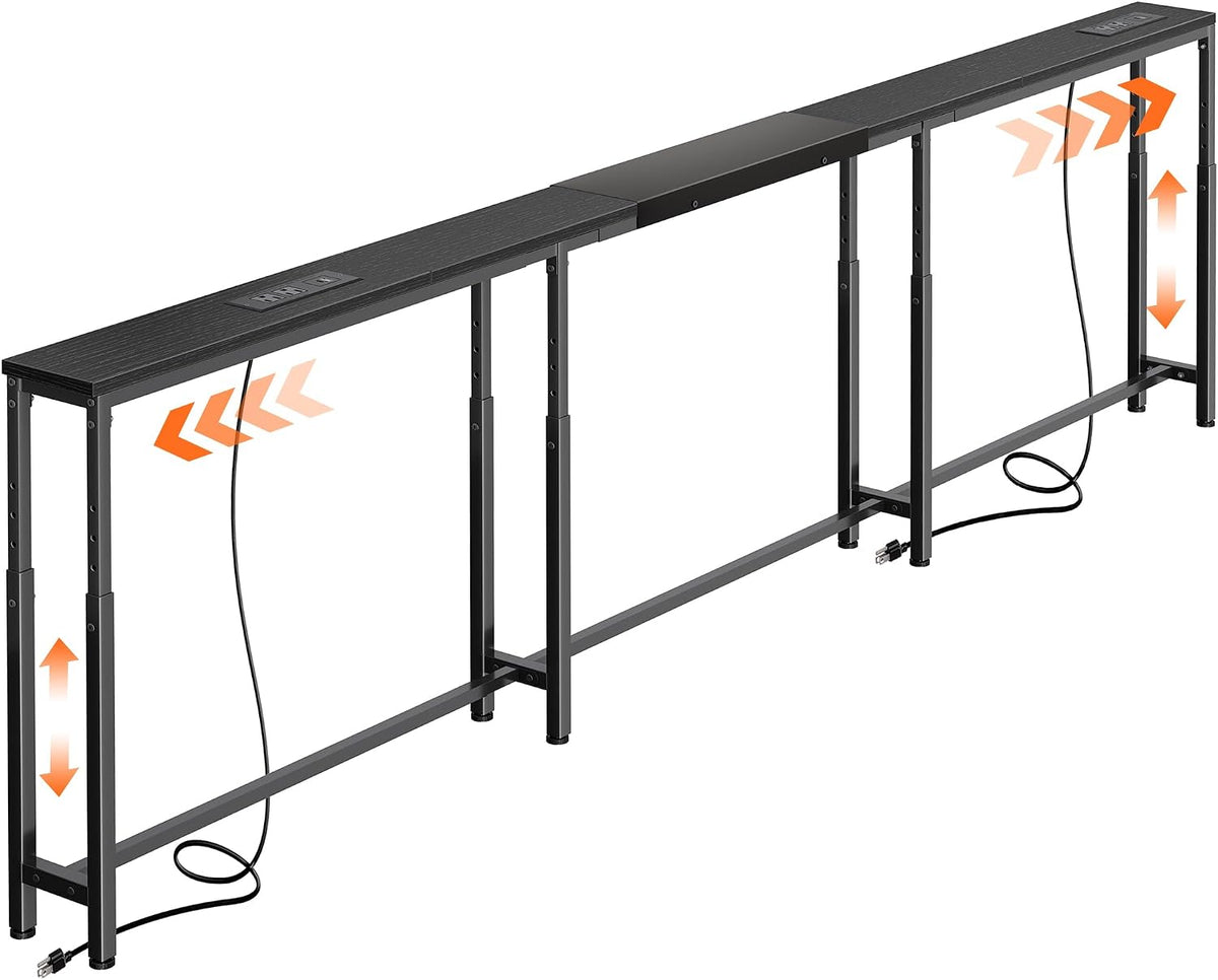 Narrow Console Table Behind Couch