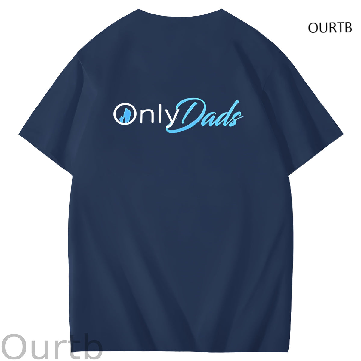 Only Dads Art Pattern Print T-Shirt