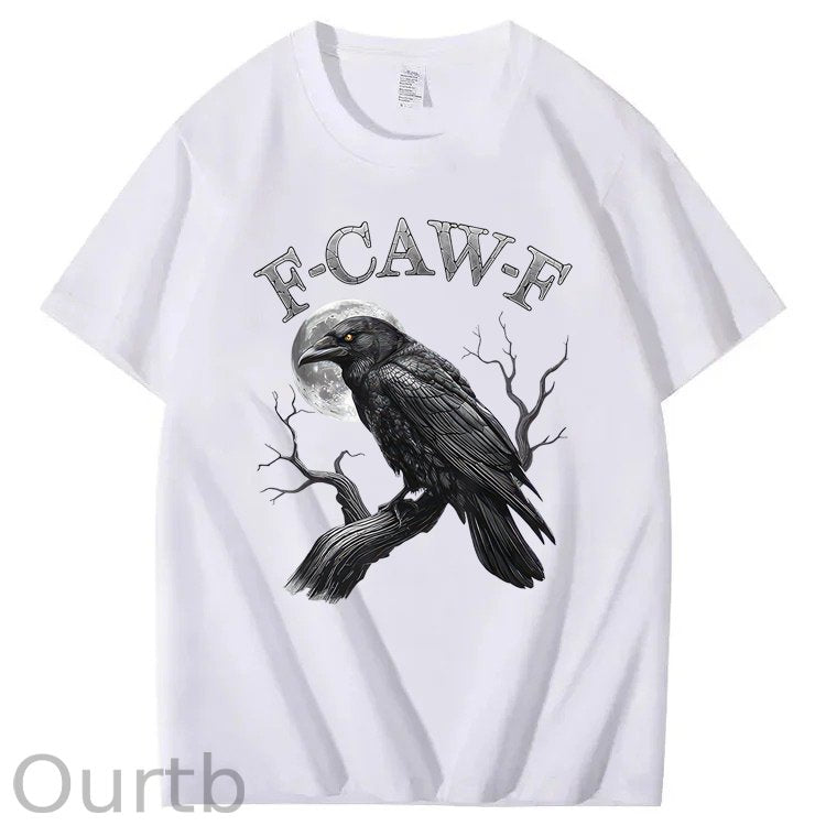 F-Caw-F Crow 100% Cotton T-Shirt