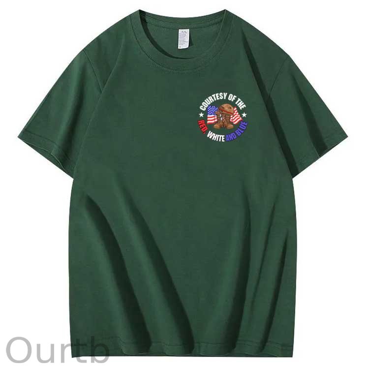 We'll Put A Boot In Your Ass Pattern Print 100%Cotton T-Shirt