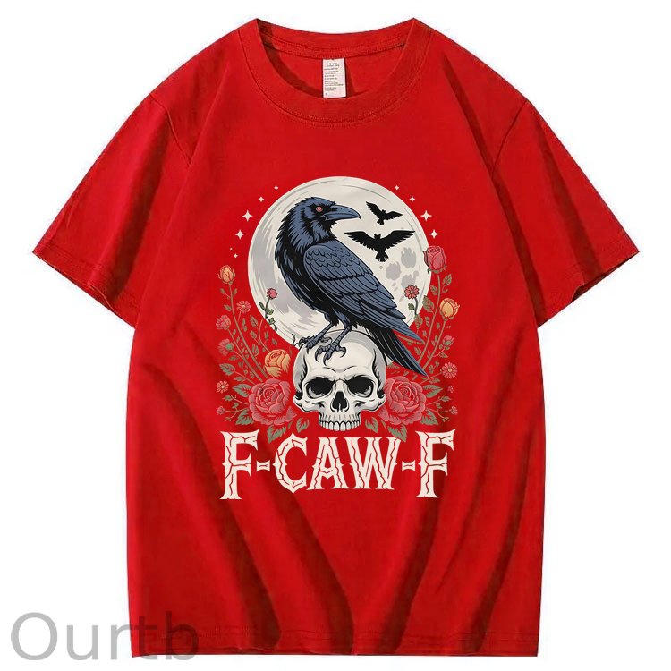 F-Caw-F Crow 100% Cotton T-Shirt