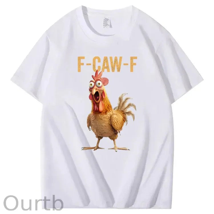 F-Caw-F Chicken 100% Cotton T-Shirt
