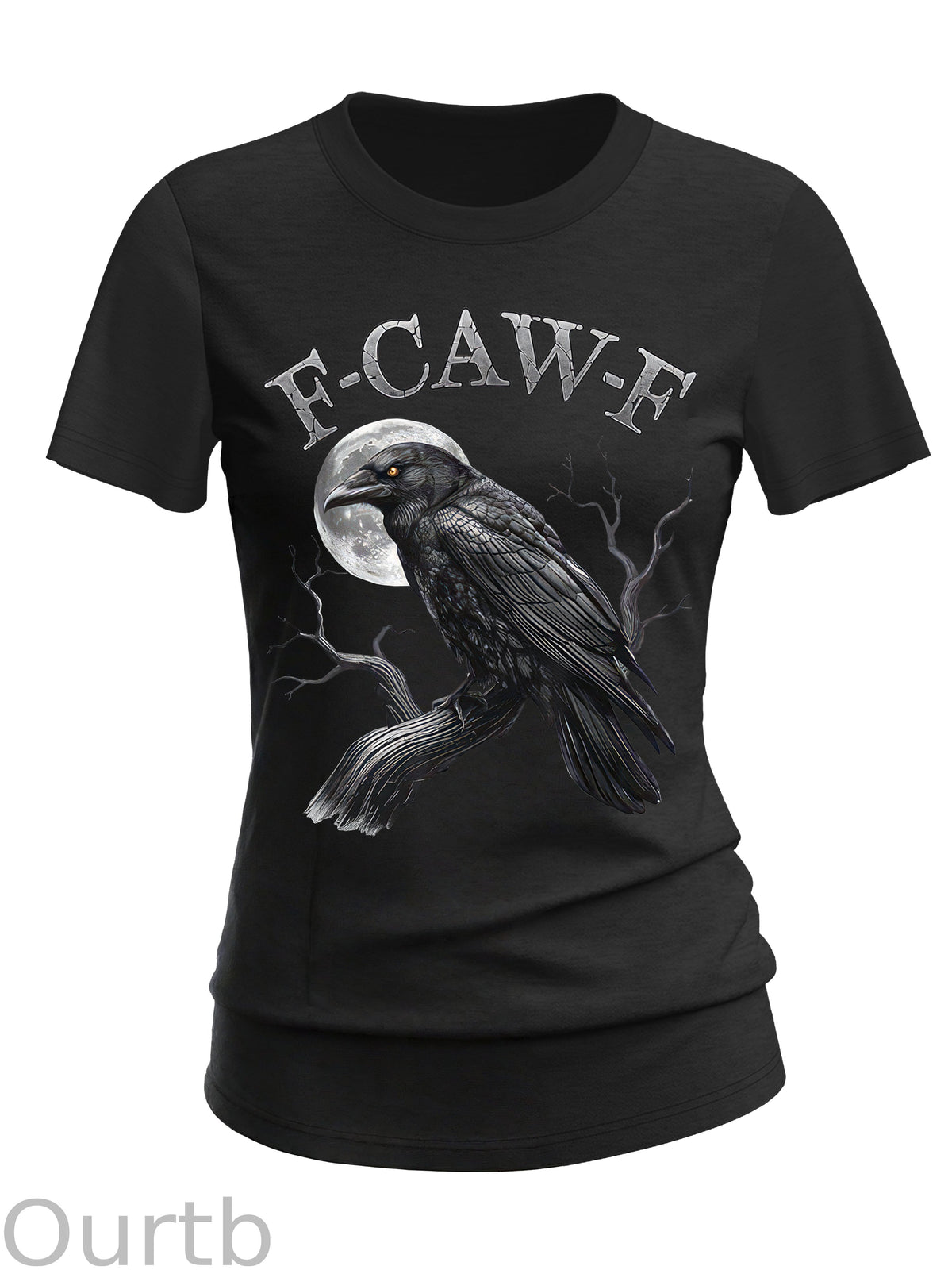 F-Caw-F Crow Cotton Blend T-Shirt