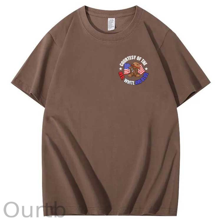 We'll Put A Boot In Your Ass Pattern Print 100%Cotton T-Shirt