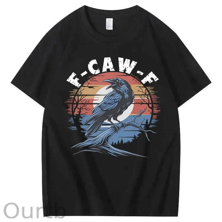 Vintage F-Caw-F Crow 100% Cotton T-Shirt