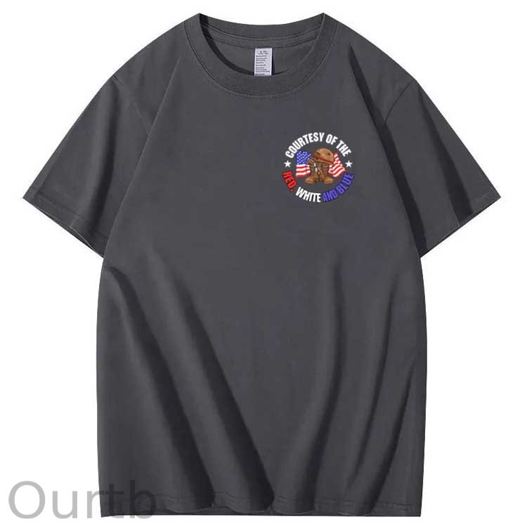 We'll Put A Boot In Your Ass Pattern Print 100%Cotton T-Shirt