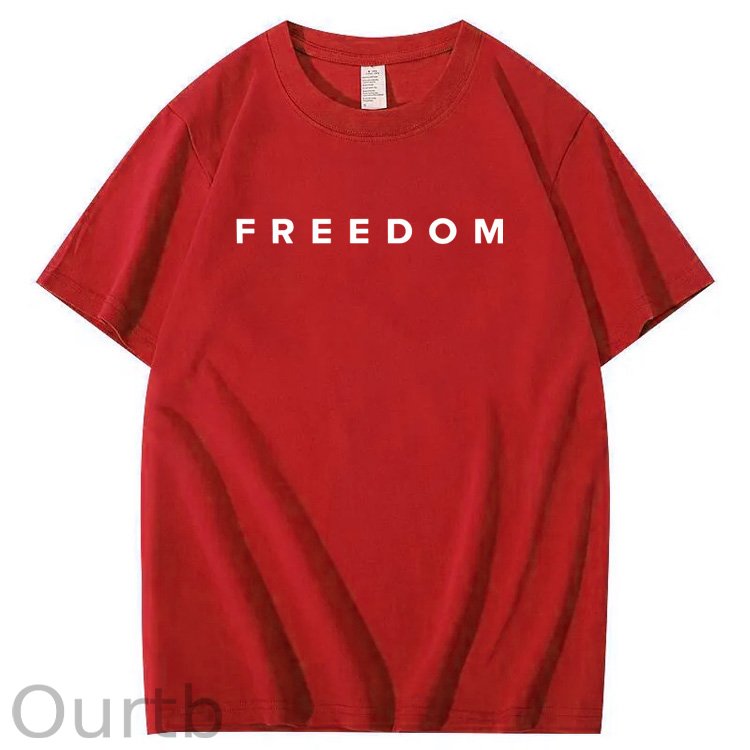A Ture Patriot Pattern100% Cotton T-Shirt