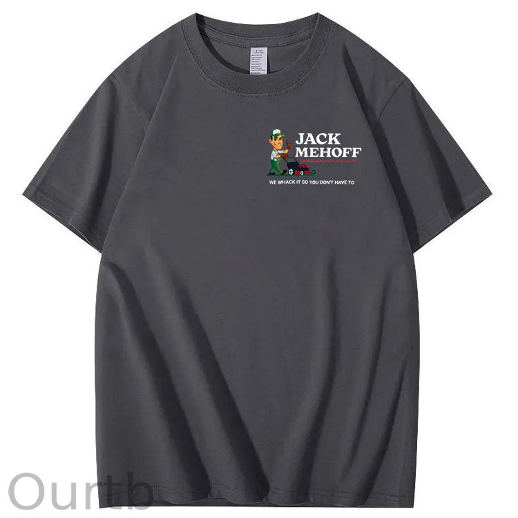 We Whack It So You Don't Have To Pattern Print 100%Cotton T-Shirt