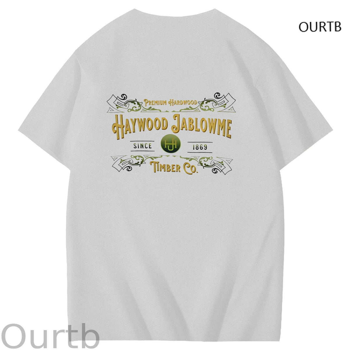 Haywood Since 1869 Jablowme Timber Co Art Pattern Print T-Shirt