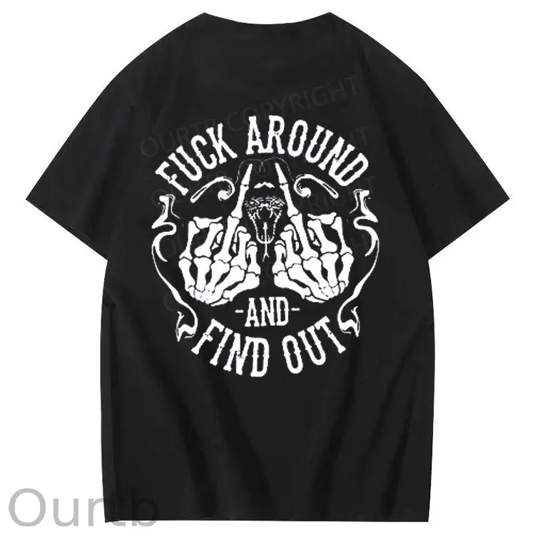 100%Gen X Pattern Print Crew Neck T-Shirt