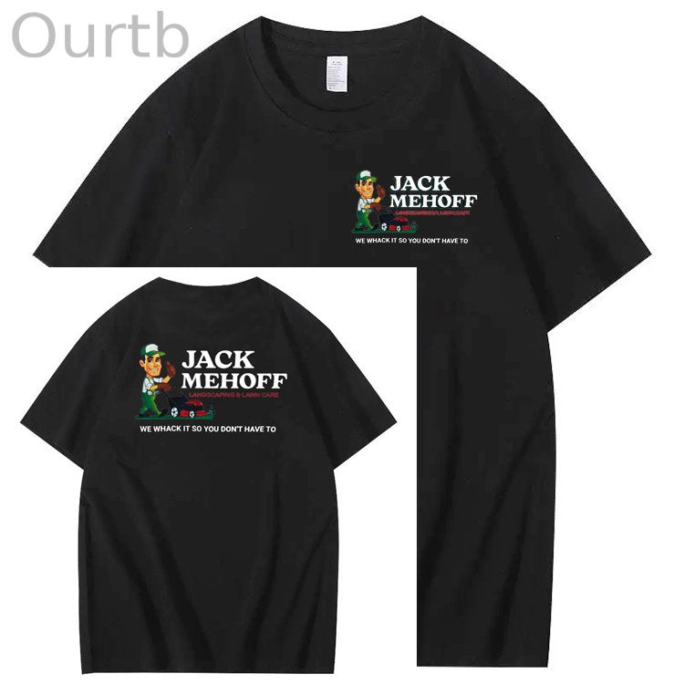 We Whack It So You Don't Have To Pattern Print 100%Cotton T-Shirt