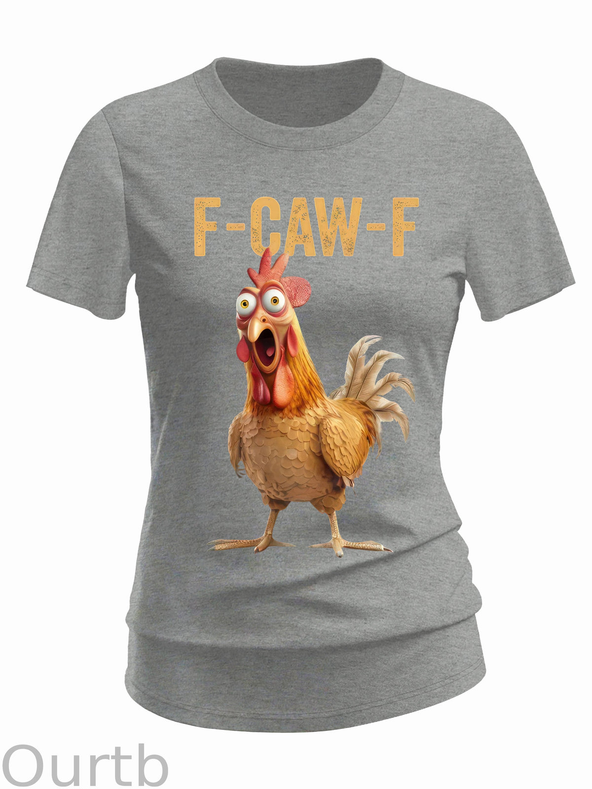 F-Caw-F Chicken Cotton Blend T-Shirt