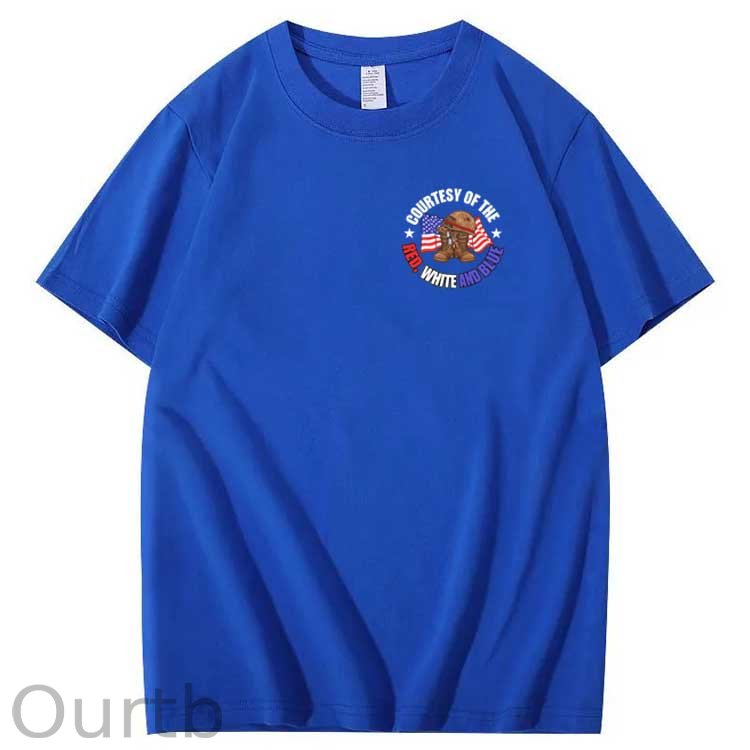 We'll Put A Boot In Your Ass Pattern Print 100%Cotton T-Shirt