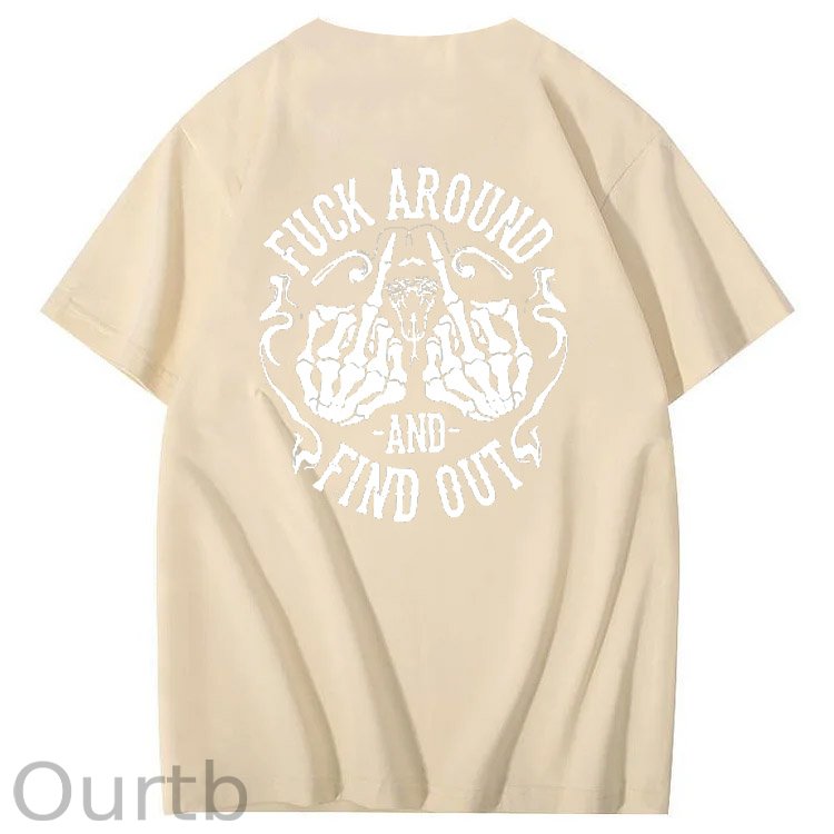 100%Gen X Pattern Print Crew Neck T-Shirt