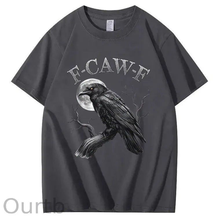 F-Caw-F Crow 100% Cotton T-Shirt