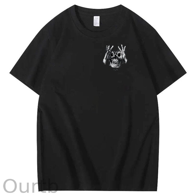 The Blacksheep Of The Family Pattern Print 100%Cotton T-Shirt