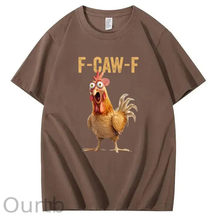 F-Caw-F Chicken 100% Cotton T-Shirt