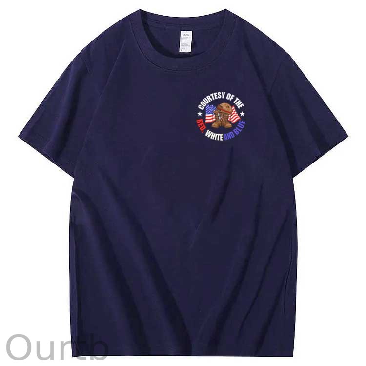 We'll Put A Boot In Your Ass Pattern Print 100%Cotton T-Shirt