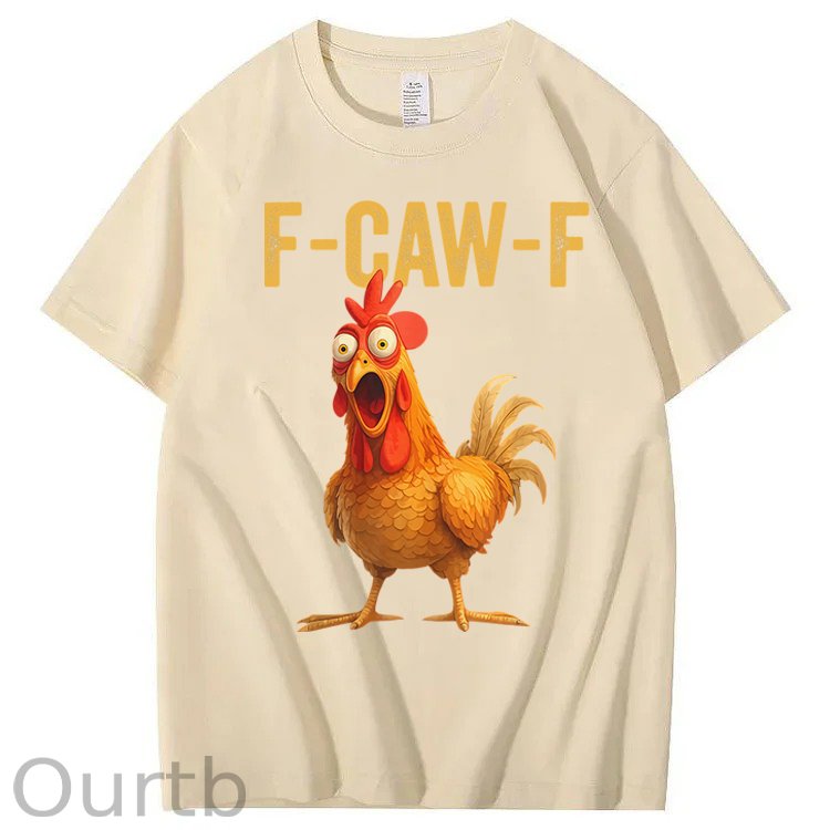 F-Caw-F Chicken 100% Cotton T-Shirt