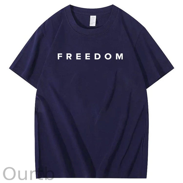 A Ture Patriot Pattern100% Cotton T-Shirt