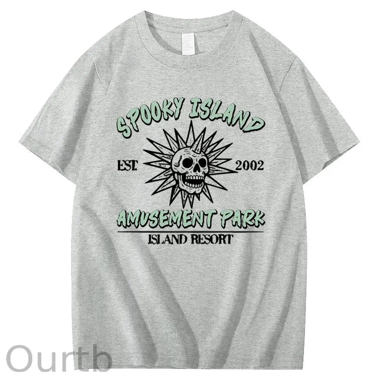 Spooky Island Halloween 100% Cotton T-Shirt