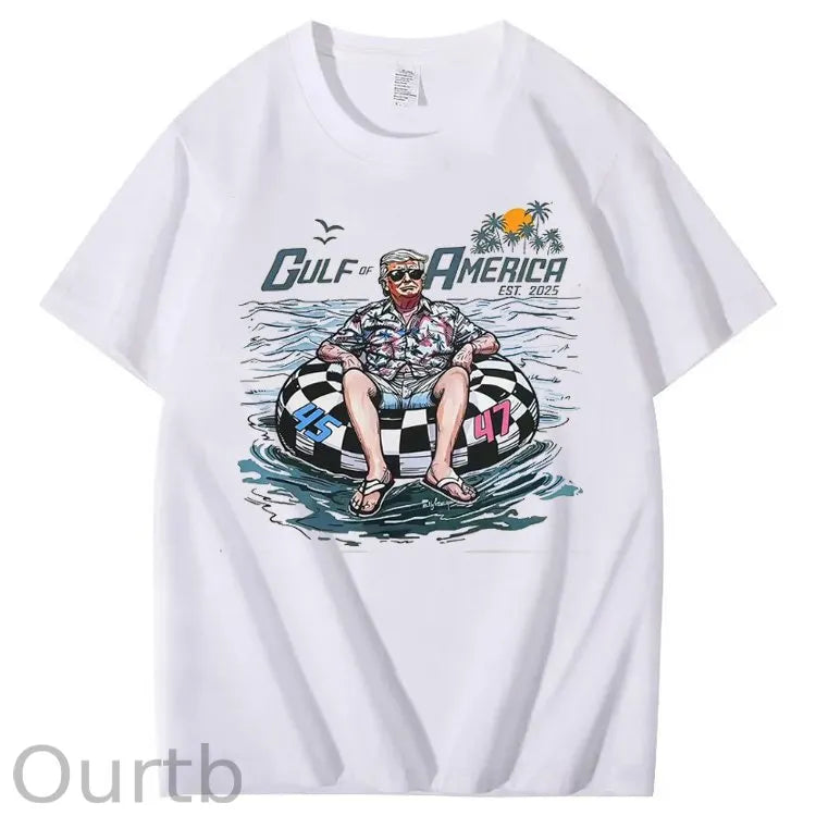 Funny Pattern Print Crew Neck T-Shirt