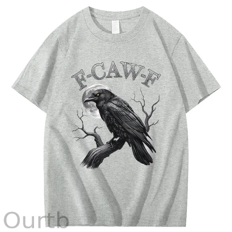 F-Caw-F Crow 100% Cotton T-Shirt