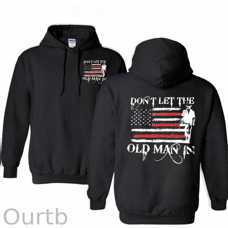 Don't Let The Old Man In Pattern Classic Hoodie