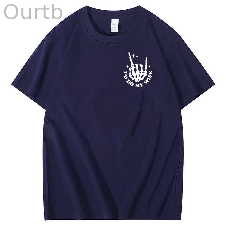 Today I Don't Feel Like Doing Anything Except My Wife Funny Pattern 100&Cotton Print T-Shirt