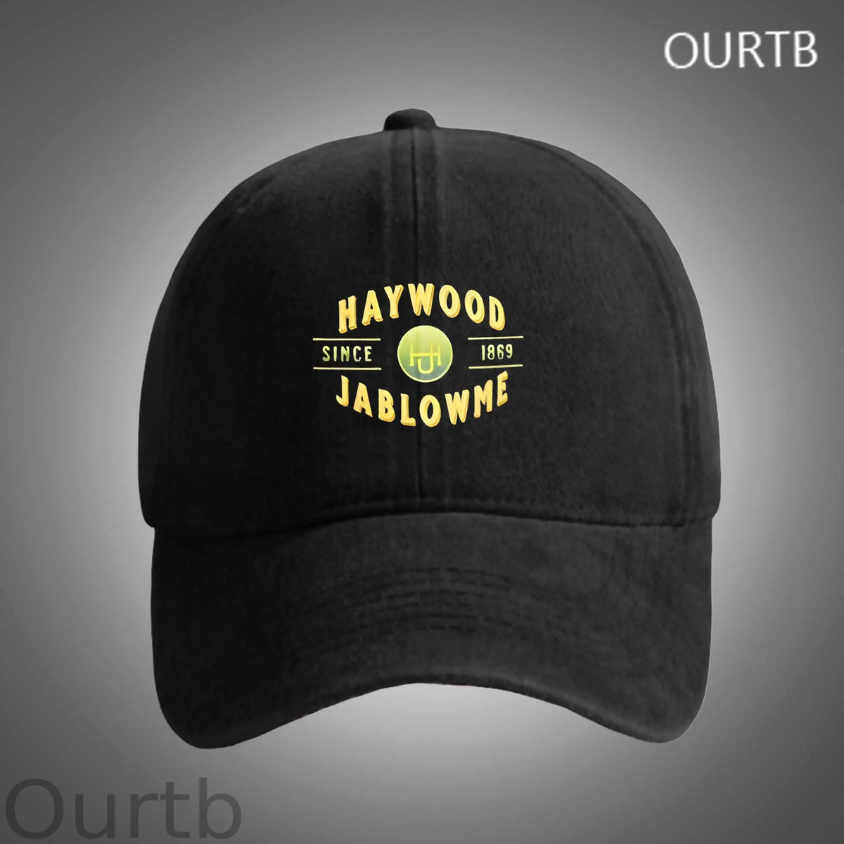 Haywood Jablowme Since 1869 Timber Co Funny Art Print Unisex Distressed Cotton Washed Art Print Hat