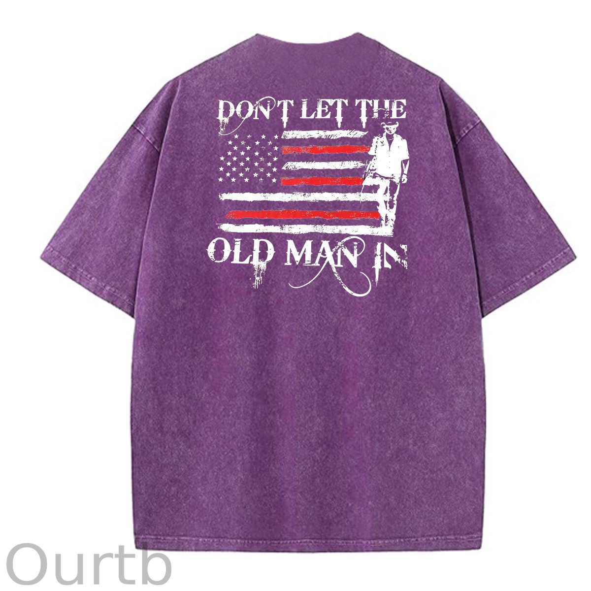 Don't Let The Old Man In Pattern Crew Neck T-Shirt