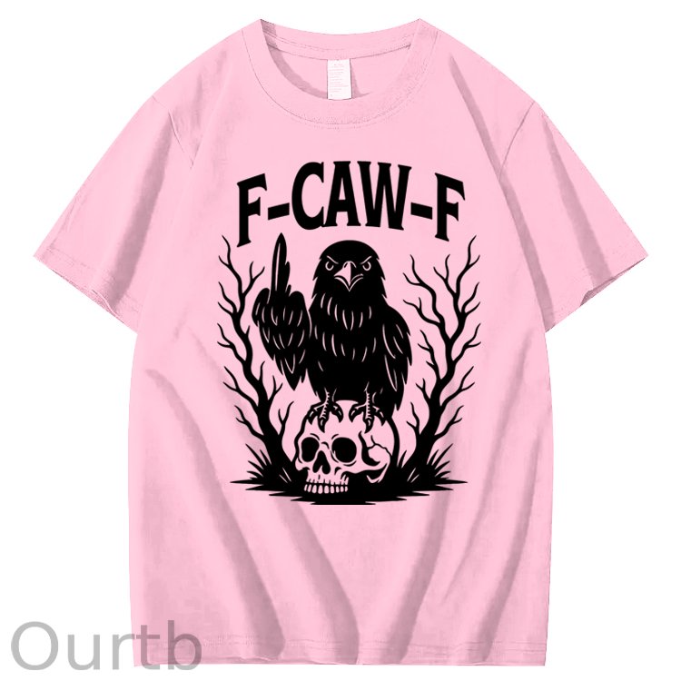 F-Caw-F Crow 100% Cotton T-Shirt