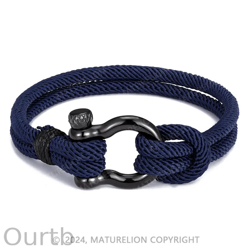 Men's Bracelet Military Camouflage 2 Layer Paracord Braclet