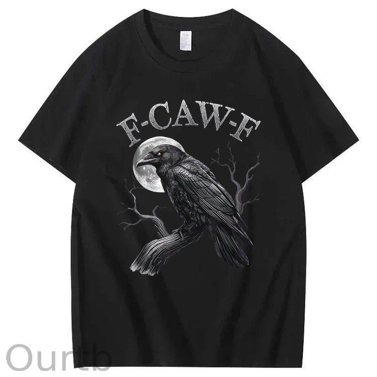 F-Caw-F Crow 100% Cotton T-Shirt