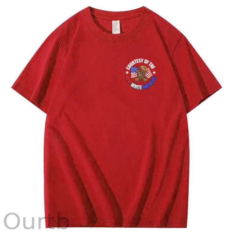 We'll Put A Boot In Your Ass Pattern Print 100%Cotton T-Shirt