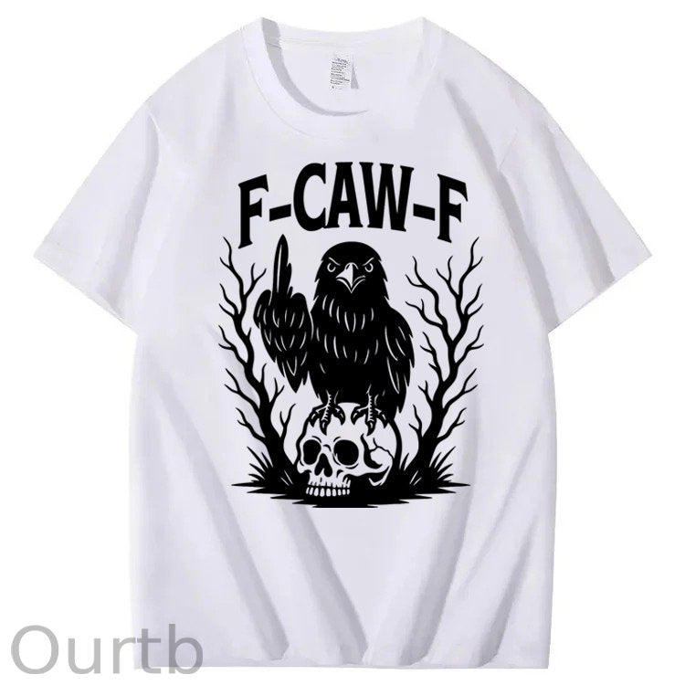 F-Caw-F Crow 100% Cotton T-Shirt