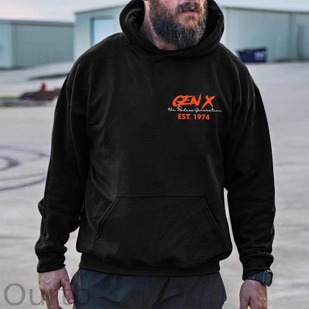Double-Sided Gen X Sweatshirt, In case of injury stop yer crying, Walk it off, Rub some dirt on it, You're fine Sweater, Gen X Sarcastic Sweatshirt