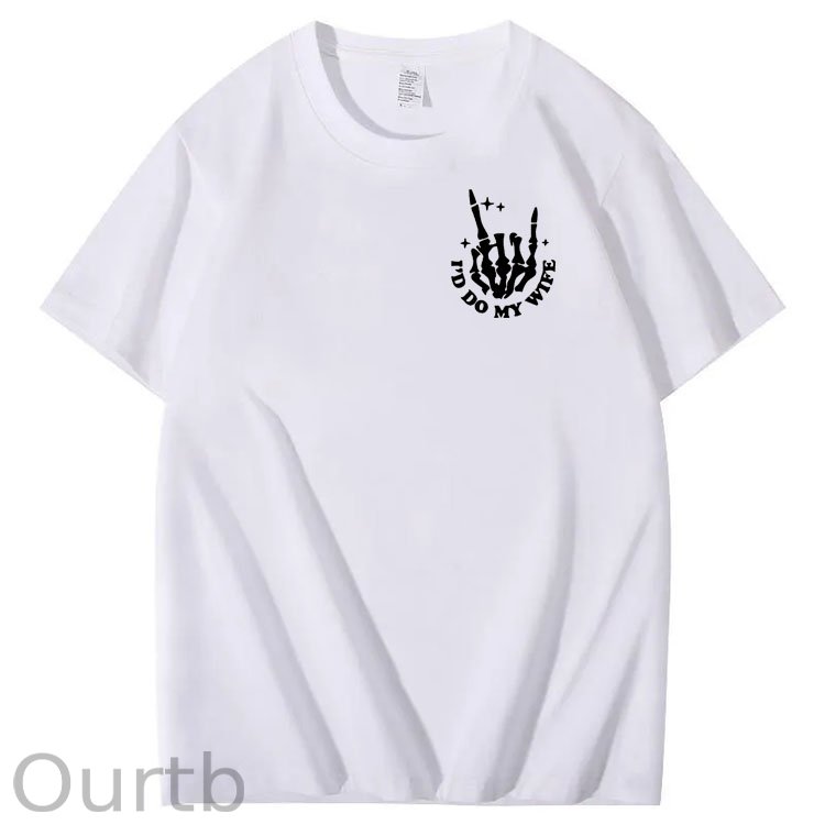 Today I Don't Feel Like Doing Anything Except My Wife Funny Pattern 100&Cotton Print T-Shirt