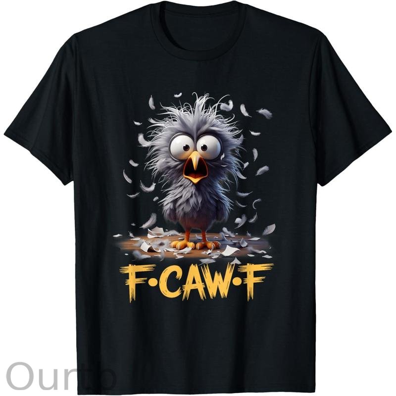 Cartoon Humor T-Shirt F caw F