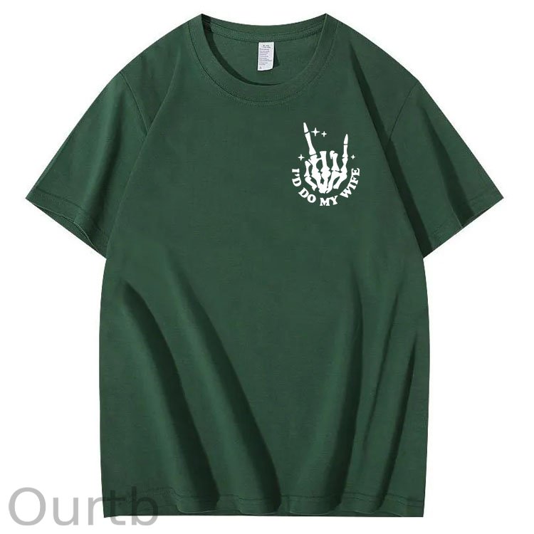 Today I Don't Feel Like Doing Anything Except My Wife Funny Pattern 100&Cotton Print T-Shirt