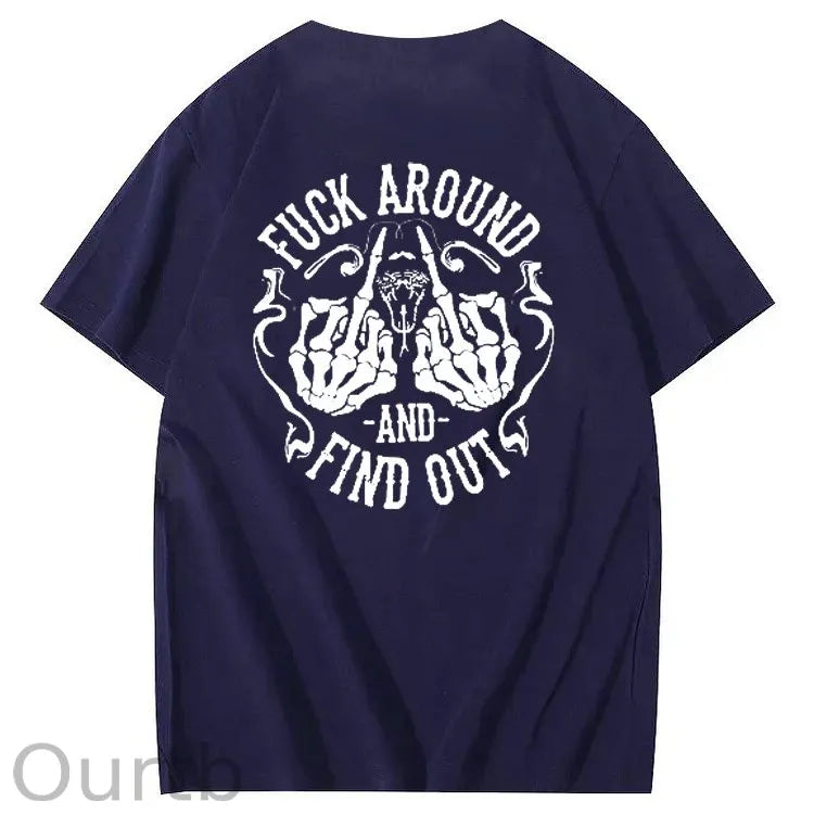 100%Gen X Pattern Print Crew Neck T-Shirt
