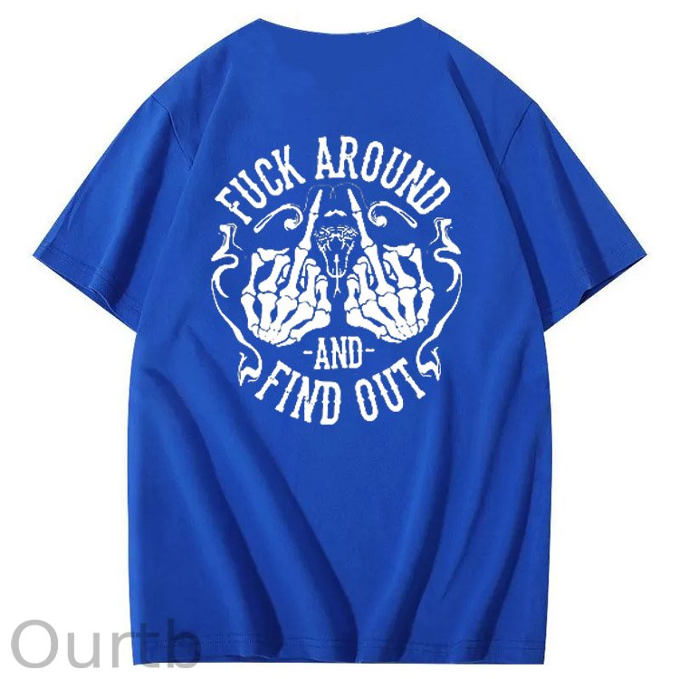 100%Gen X Pattern Print Crew Neck T-Shirt