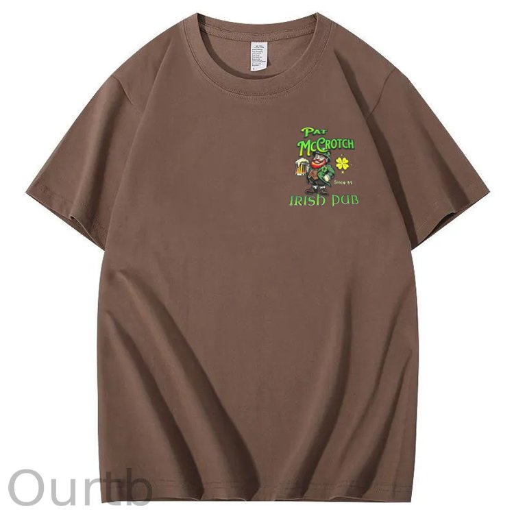 St.Patrick's Day Print Pattern Crew Neck T-Shirt