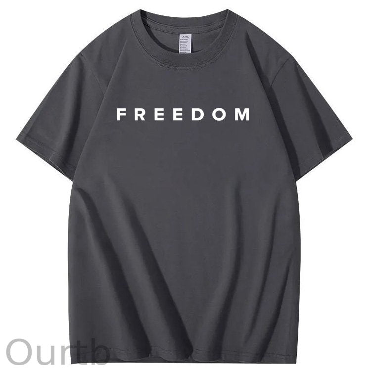 A Ture Patriot Pattern100% Cotton T-Shirt