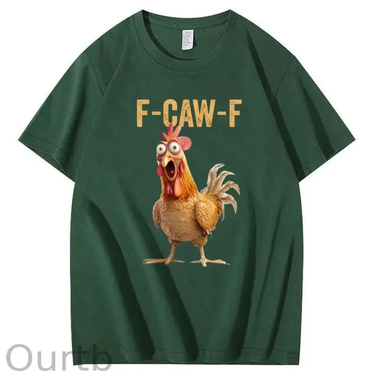 F-Caw-F Chicken 100% Cotton T-Shirt