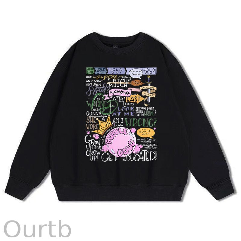 Hold On The Wicked Witch of the East Bro 100% Cotton Fleece Sweatshirt