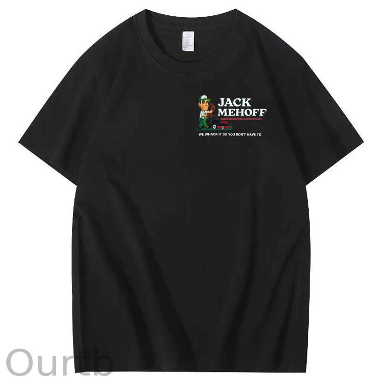 We Whack It So You Don't Have To Pattern Print 100%Cotton T-Shirt