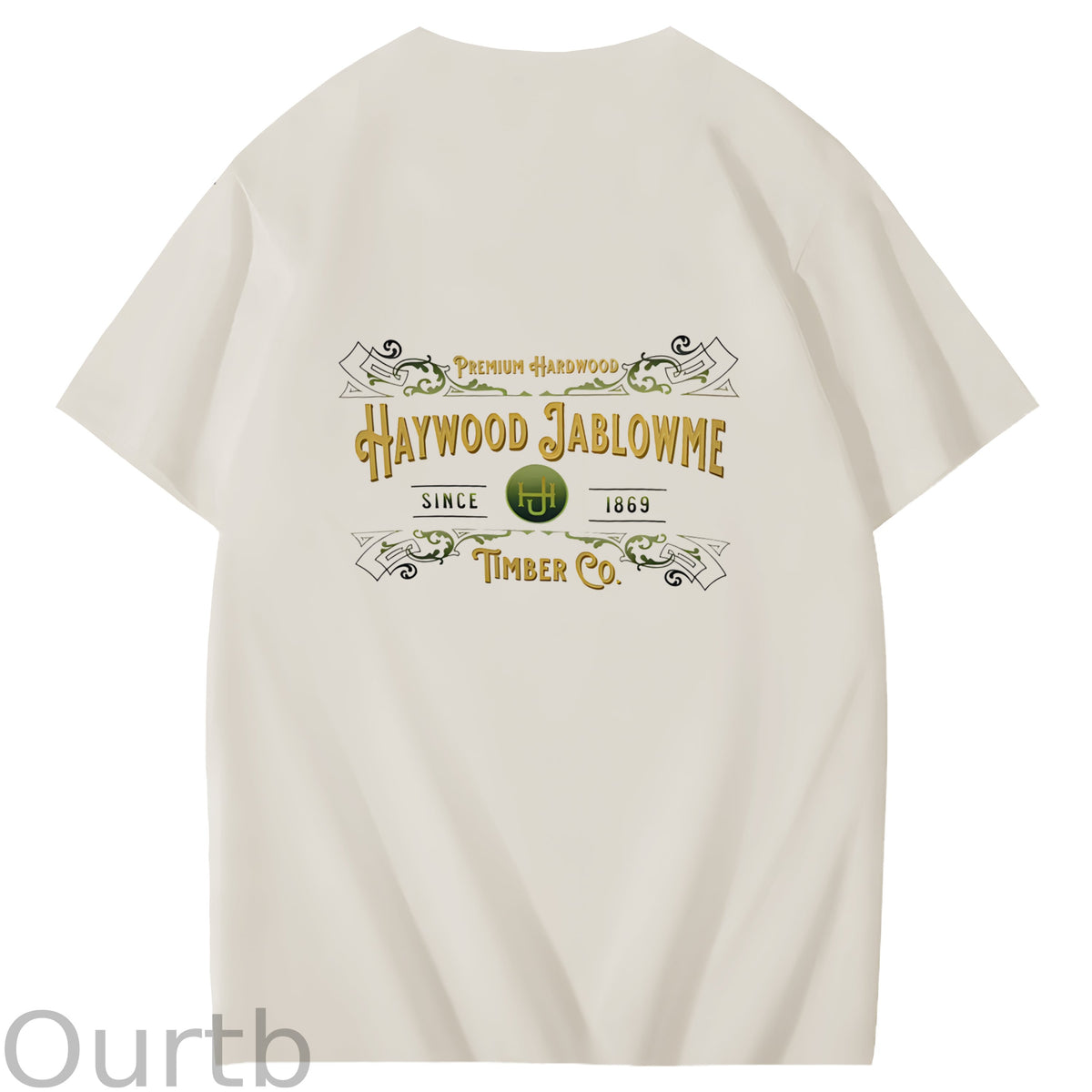 Haywood Since 1869 Jablowme Timber Co Art Pattern Print T-Shirt