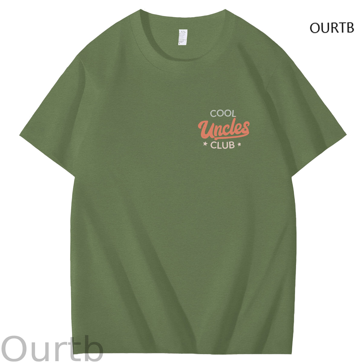 Uncle The Man The Myth The Bad Influence Cool Uncle Club Art Pattern Print T-Shirt