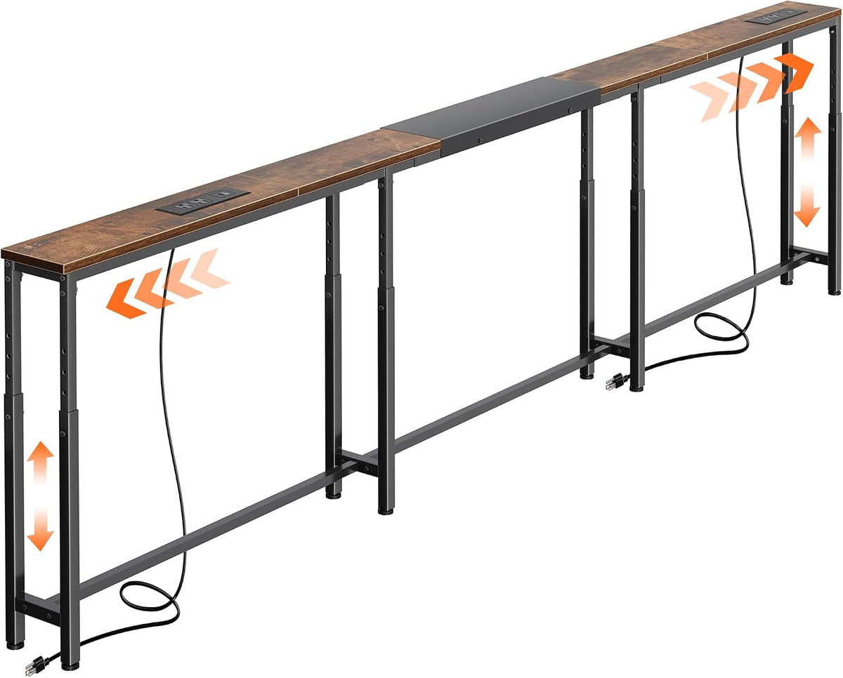 Narrow Console Table Behind Couch